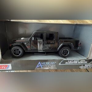 Jeep Gladiator Rubicon (Closed Top) Pickup Truck Black 1/24-1/27